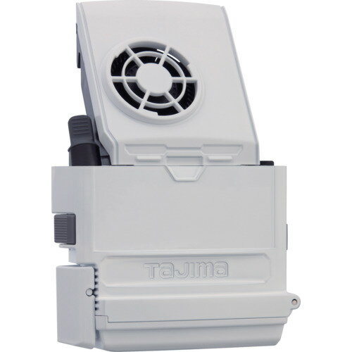 TJMデザイン ヘルメット セフメット用バッテリーボックス3730用 ファン付き ホワイト HA30BFW