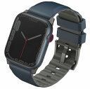 UNIQ Apple Watch 42/44/45mm用 LINUS AIROSOFT SILICONE STRAP UNIQ(NAUTICAL BLUE) UNIQ-45MM-LINUSBLU