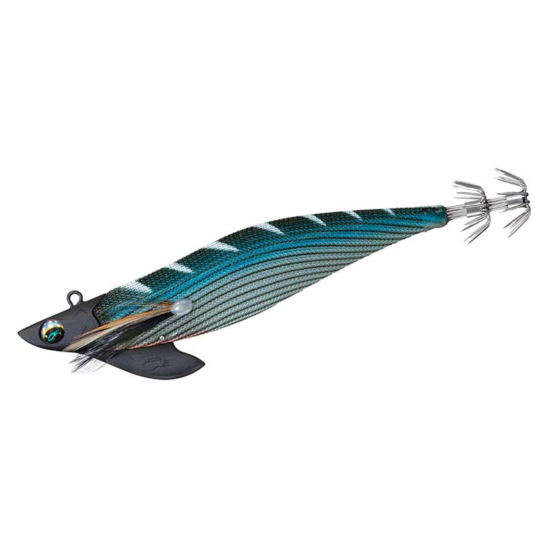 ダイワ エメラルダス ボート2 3号25g(夜光-ブラックヘッド/縞ブルー杉) エメラルダスボート2 3ゴウ25g(ヤコウ-ブラックヘッド/シマブルースギ) DAIWA EMERALDAS ティップラン用エギ