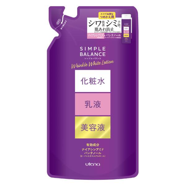 シンプルバランス 薬用リンクルホワイトローション つめかえ用 200ml ウテナ SBヤクヨWRロ-シヨンカエ