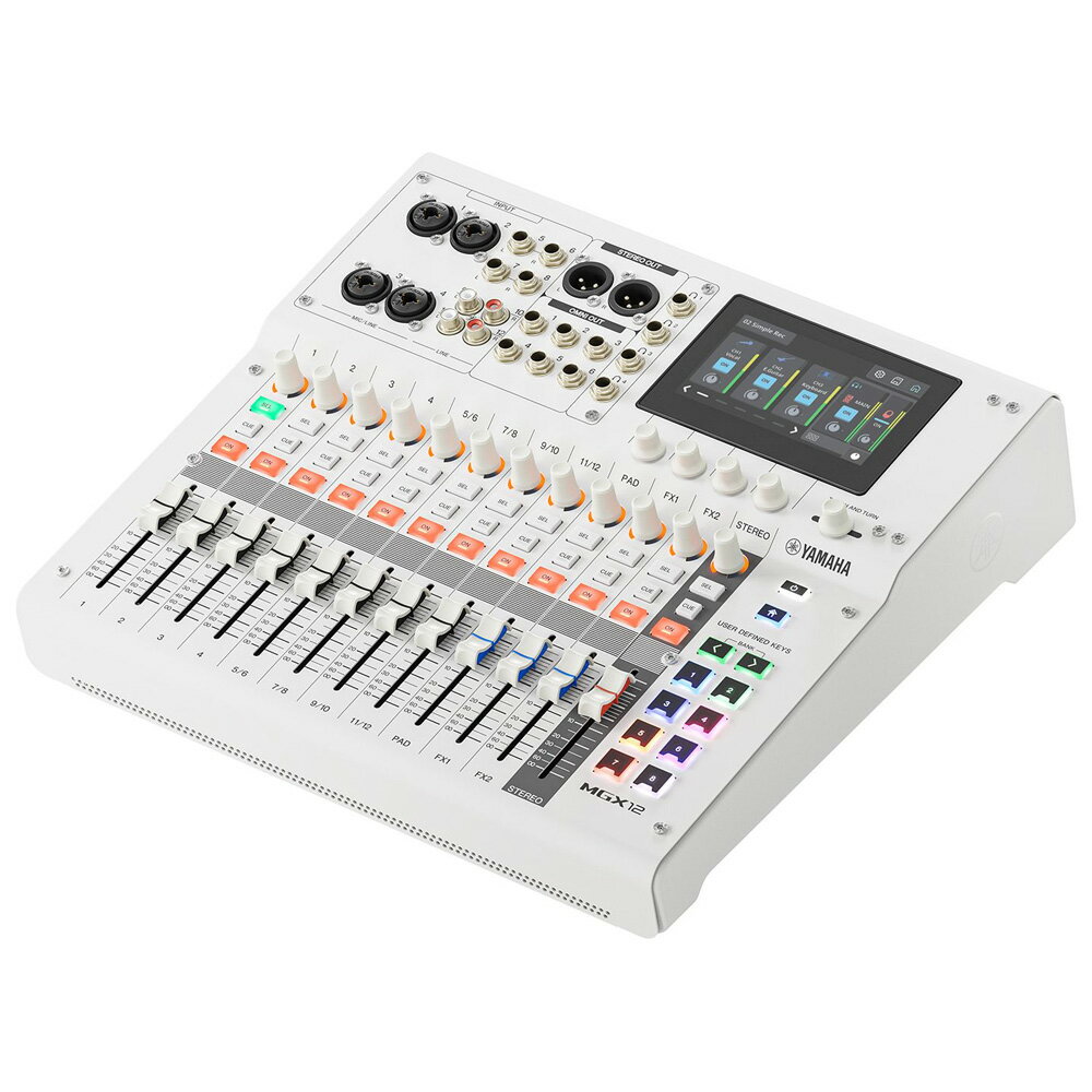 Digital Mixer - ヤマハ 18チャンネルデジタルミキシングコンソール（ホワイト） MGX12-W YAMAHA MGXシリーズ