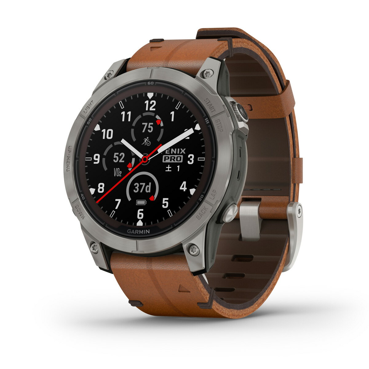 ߥ fenix 7 Pro Sapphire Dual Power Ti/Chestnut Leather BandSuicaбۥޡȥå 010-02777-82 [0100277782]ʼA