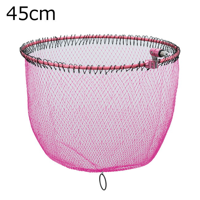 昌栄 ウルトラフレーム極 ワンピース網付 ベイスペシャル 45cm(ピンク/ブラック) 828-7 SIYOUEI タモ BAY Special