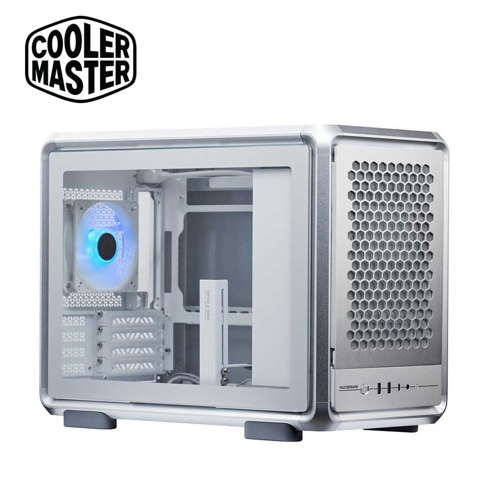 Cooler Master｜クーラーマスター Micro-ATX/Mini-ITX対応 ミニタワー型PCケース MasterFrame 400 Mesh Silver MF400M-SHNN-S00(2.0)