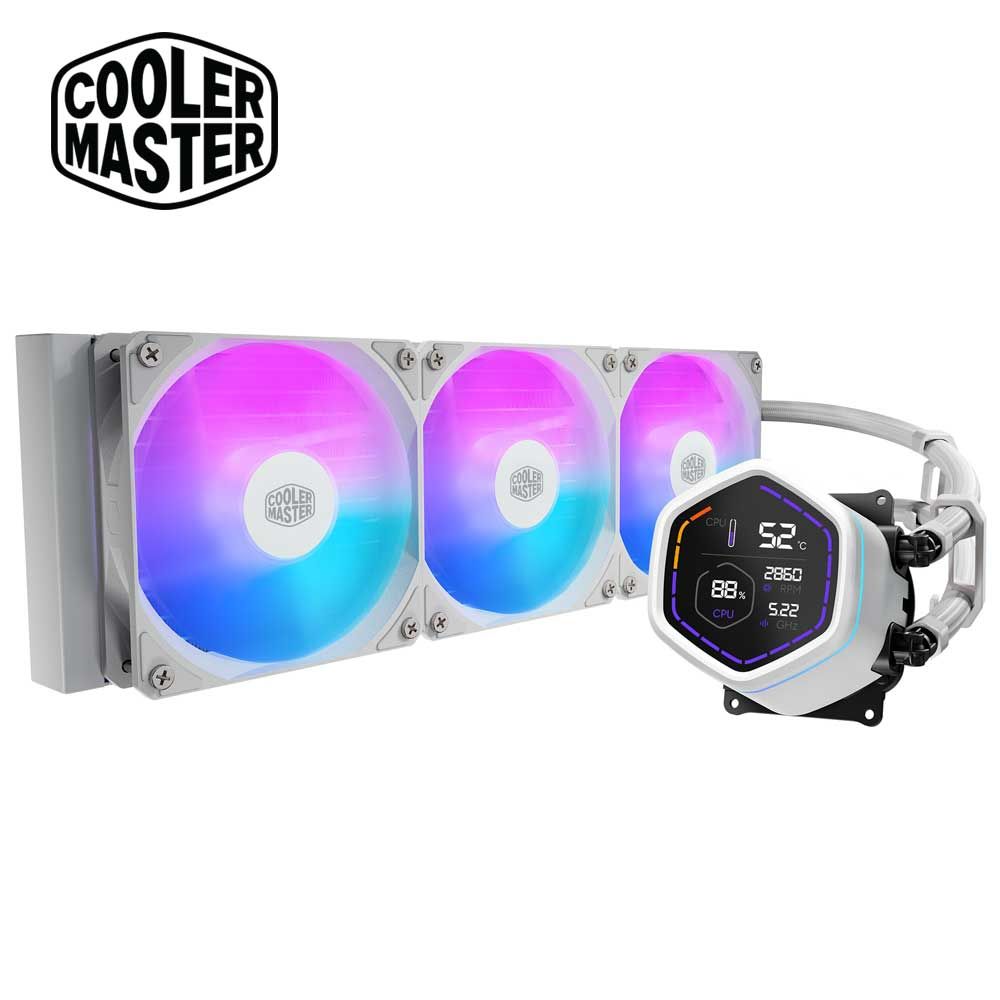 Cooler Master 水冷一体型CPUクーラー ML Core Nex Digital 360 White ARGB（ホワイト） MLX-D36M-A18PW-RD