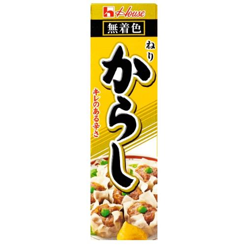 【返品種別B】□「返品種別」について詳しくはこちら□※仕様及び外観は改良のため予告なく変更される場合がありますので、最新情報はメーカーページ等にてご確認ください。◆オリエンタルマスタードとイエローマスタードを使用したキレのある辛さと風味が味わえます。◆素材を活かした無着色タイプです。◆最後まで絞り出しやすいチューブ、使いやすいキャップ、はがしやすい口部シールを採用しています。■原材料：からし、でんぷん、植物油脂、食塩/ソルビトール、ミョウバン、香辛料抽出物、安定剤(キサンタンガム)、香料※商品の改良や表示方法の変更などにより、実際の成分と一部異なる場合があります。実際の成分は商品の表示をご覧ください。ハウス食品広告文責：上新電機株式会社(06-6633-1111)日用雑貨＞食品＞鍋つゆ・調味料・料理の素