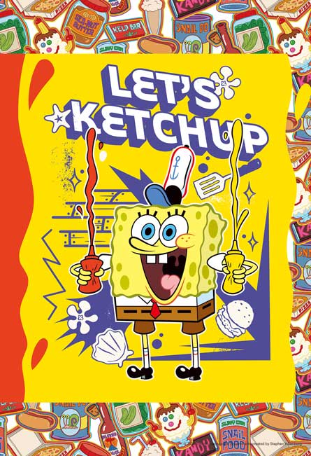 アップルワン スポンジ・ボブ 『LET'S KETCHUP（レッツ ケチャップ）』 300ピース【300-397】 ジグソーパズル
