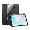 ESR iPad Air（第4世代）用 ペンシルホルダー付き Smart Folioケース（ブラック） ES20205