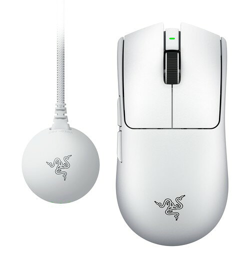 Razer 【国内正規品】ワイヤレスゲーミングマウス 無線/有線 Viper V4 Pro (White Edition) RZ01-05630200-R3A1