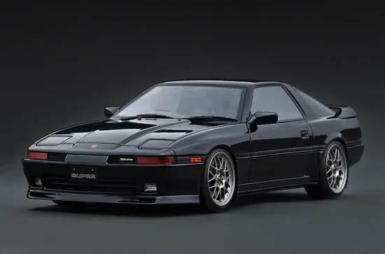 ignitionモデル 1/18 Toyota Supra 3.0GT Turbo LIMITED (MA70) Black【IG4108】 ミニカー