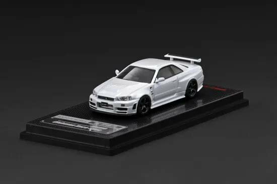 ignitionモデル 1/64 Nissan Skyline GT-R (BNR34) NISMO customized White【IG4175】 ミニカー