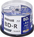 BRV25WPG.50SP マクセル 4倍速対応BD-R 50枚パック 25GB ホワイトプリンタブル