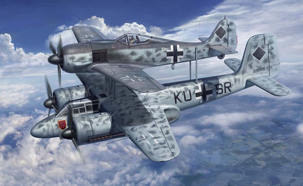 ハセガワ 1/72 Ta154A-1 ＆ Fw190A-8 “ミステル”【02537】 プラモデル