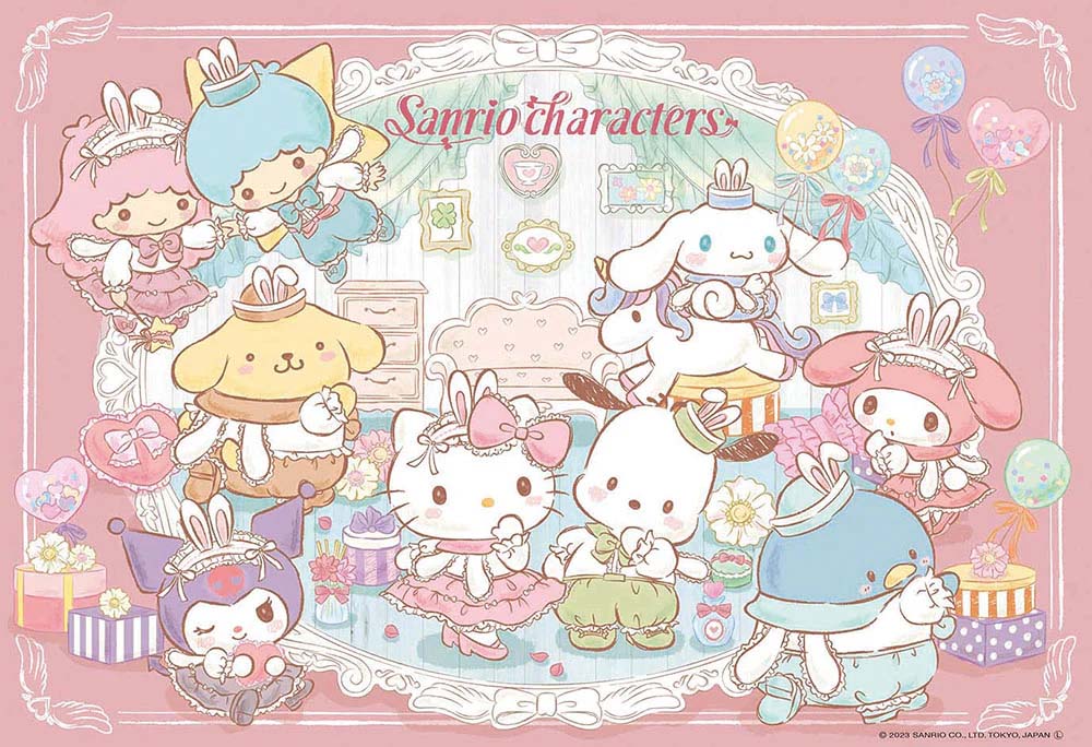 ビバリー サンリオキャラクターズ 『サンリオキャラクターズ おそろいコーデ』 300ピース【300-023】 ジグソーパズル