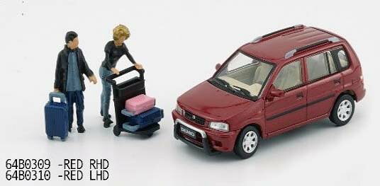 BM CREATIONS 1/64 マツダ デミオ 1994 レッド (LHD)【64B0310】 ミニカー