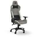 コルセア T3 RUSH Gray/White V2(グレー/ホワイト) ゲーミングチェア CF-9010058-WW