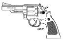 HWS　M19　モデルガン ハートフォード S＆W　M19　4インチ・モデル　ヘビーウエイト（ナチュラル仕様）　発火モデルガン　完成品 モデルガン