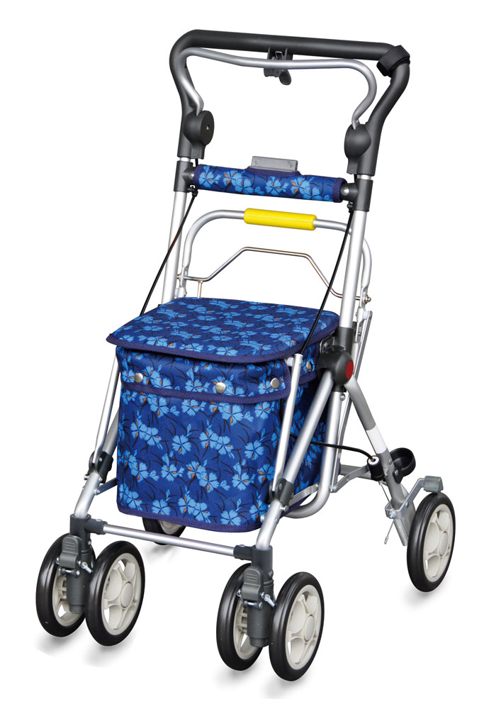 須恵廣工業 座れるシルバーカー ミドルサイズ スイートIII（なでしこ紺） スイ-ト3ナデシココン No.688 スイート [スイト3ナデシココン]