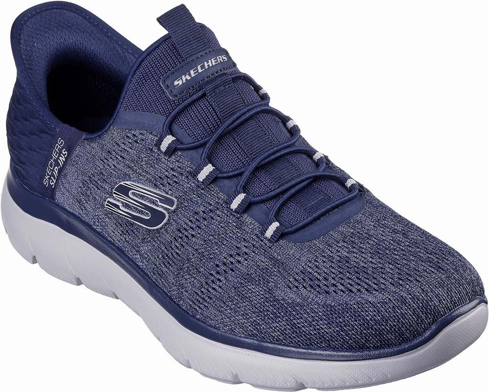 SKECHERS - スケッチャーズ メンズ シューズ スリップインズ サミッツ キー ペース SUMMITS-KEY PACE（ネイビー・サイズ：26.5cm） SKC-232469W-NVY-26.5 SKECHERS
