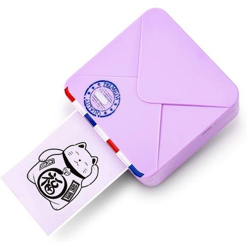 Label Printers - Phomemo｜フォメモ スマートフォン対応 感熱式ミニポケットラベルプリンター M02S（パープル） PH-M02S/PP