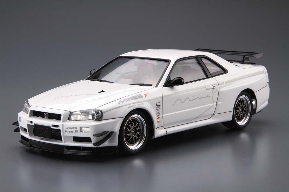 楽天市場】1/24 アオシマ スカイライン r34の通販