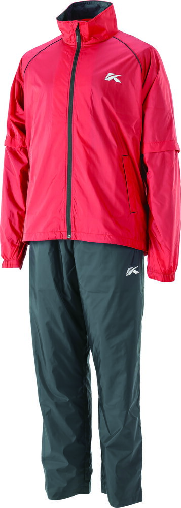 キャスコ メンズ レインウェア上下セット(レッド・サイズ：LL) ARW-007-RD-LL kasco