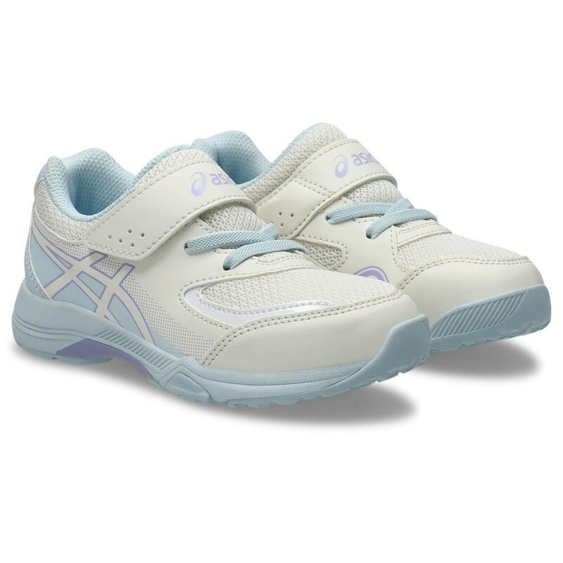 ASICS - アシックス キッズ・ジュニア用 スニーカー LAZERBEAM KG-MG（オフホワイト/ラベンダー・17.0cm） 1154A213-100-17.0