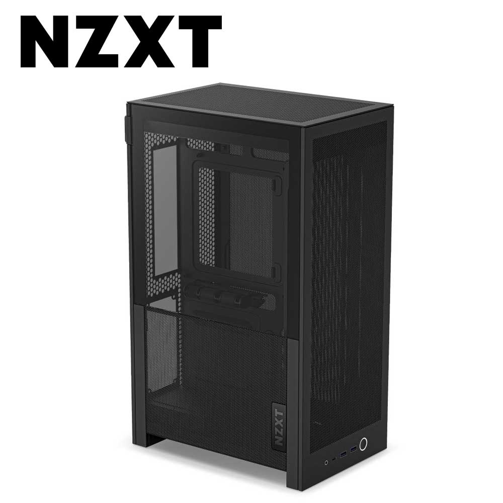 NZXT H2 FLOW 縦型コンパクト mini-ITX PCケース（ブラック） CI-H21FB-01