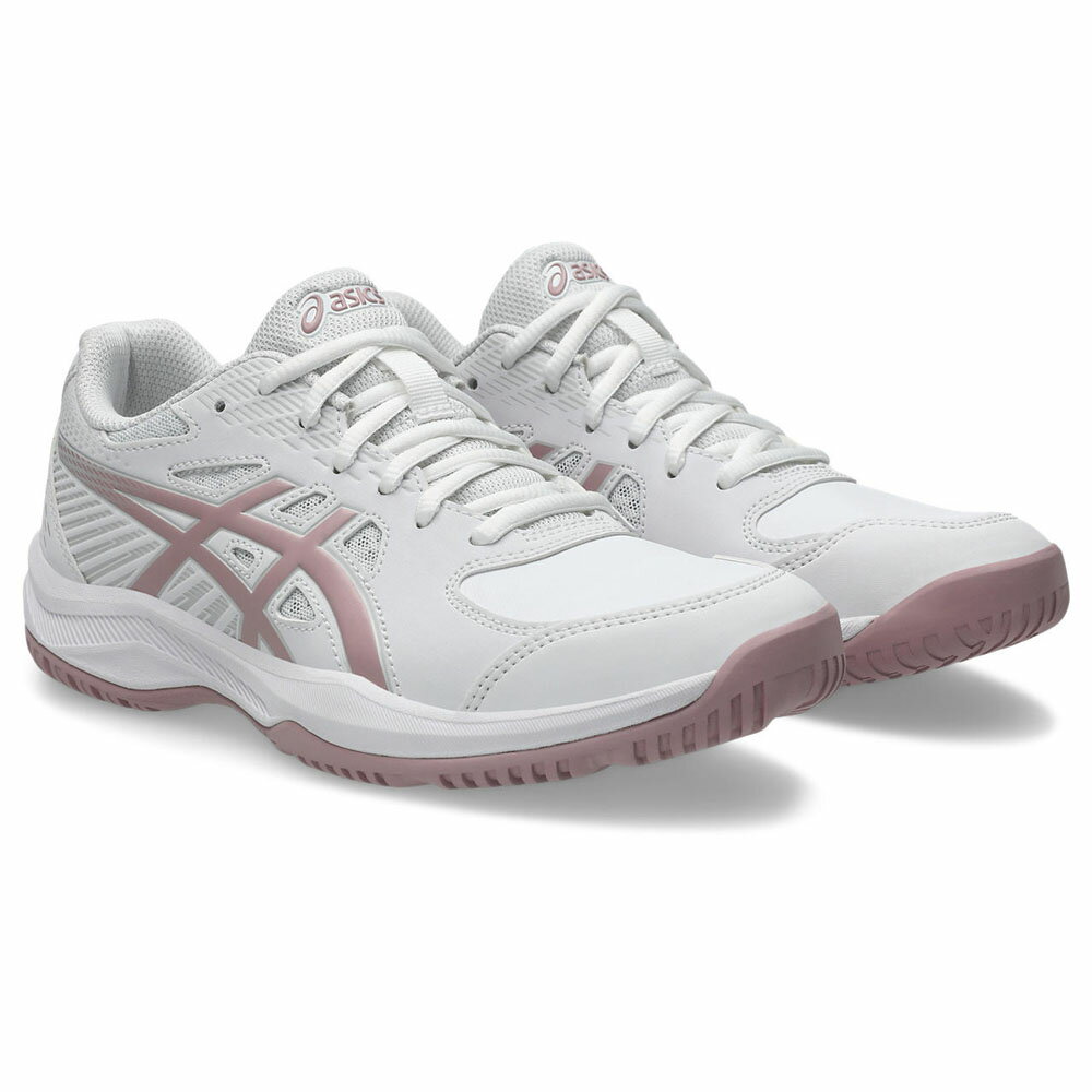 アシックス レディース テニスシューズ COURT SLIDE 4 オールコート（White/Morganite・サイズ：23.0cm） 1042A283-102-23.0 asics