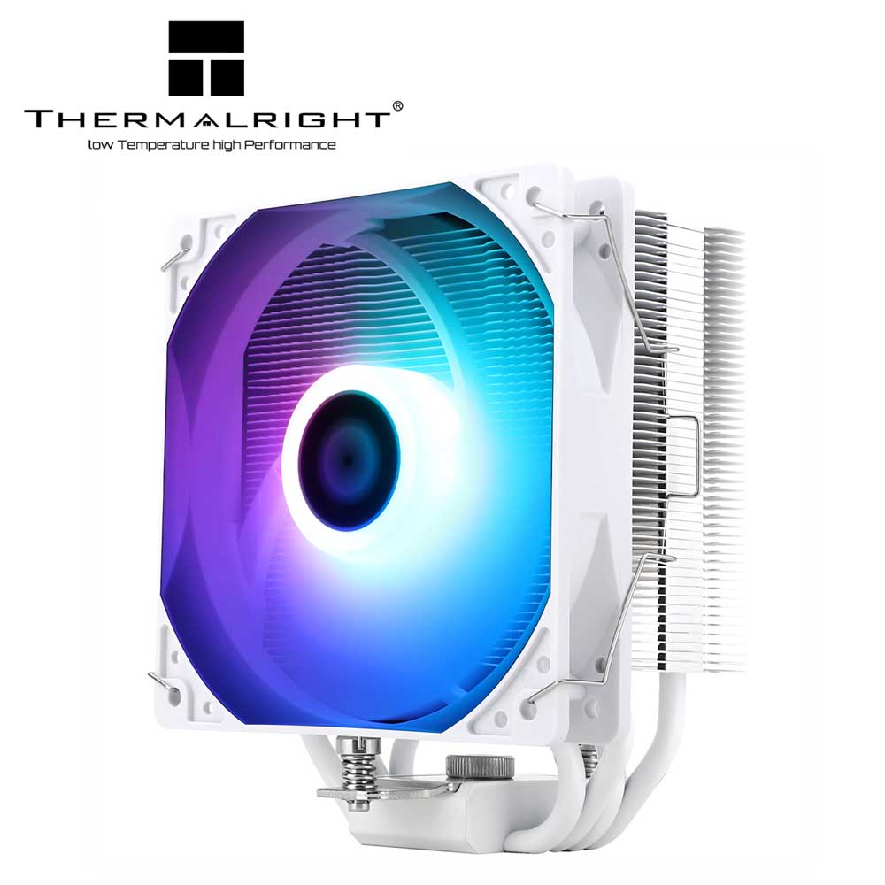 Thermalright｜サーマルライト 120mmファン搭載 サイドフロー型 CPUクーラー Assassin X 120 Refined SE ARGB（ホワイト） AX120-R-SE-WH-ARGB