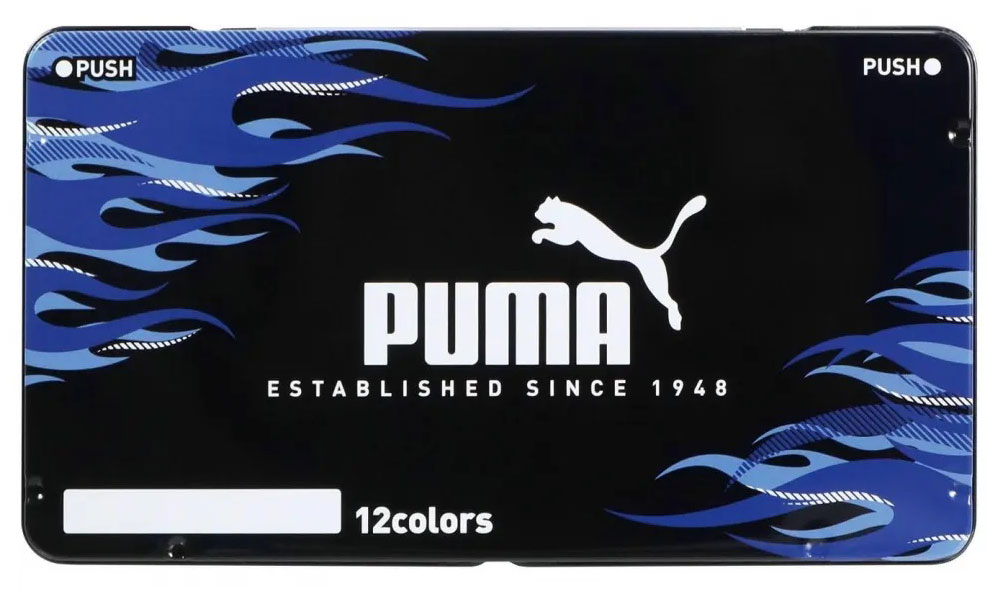 Other - クツワ PUMA Stationery 色鉛筆 缶ケース入（12色） kutsuwa PM557