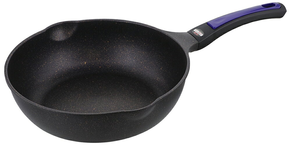 Frying Pans （Aluminum） - ベストコ 【IH対応】ディープパン 28cm パープル ND-5098(ベストコ) Bestco　ヴォランテ　ネオ [ND5098ベストコ]