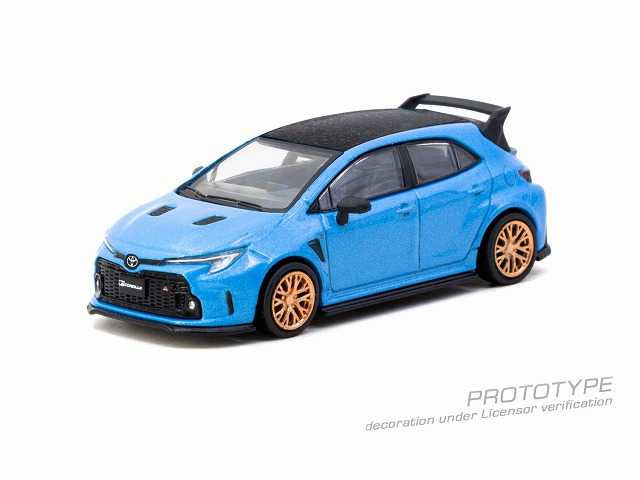 ターマックワークス 1/64 Toyota GR Corolla Blue【T64G-066-BL】 ミニカー
