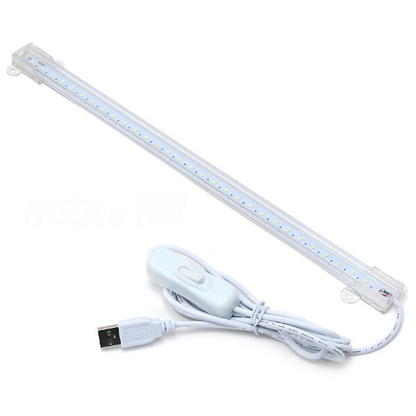 ルートアール 30灯 USB LED バーライト クリアカバータイプ（昼光色） RL-BAR30D