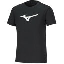 32MAA15509XL ミズノ Tシャツ(ブラック・サイズ:XL) MIZUNO