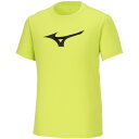 32MAA15537XL ミズノ Tシャツ(ライムグリーン・サイズ:XL) MIZUNO