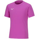 32MAA15666110 ミズノ ジュニア Tシャツ(ピンク・サイズ:110) MIZUNO