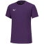 32MAA15668110 ミズノ ジュニア　Tシャツ（インペパープル・サイズ：110） MIZUNO