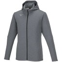 32MCA118072XL ミズノ ソフトニットフルジップフーディ(チャコール杢・サイズ:2XL) MIZUNO