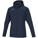 32MCA11814XL ミズノ ソフトニットフルジップフーディ(ドレスネイビー・サイズ:XL) MIZUNO