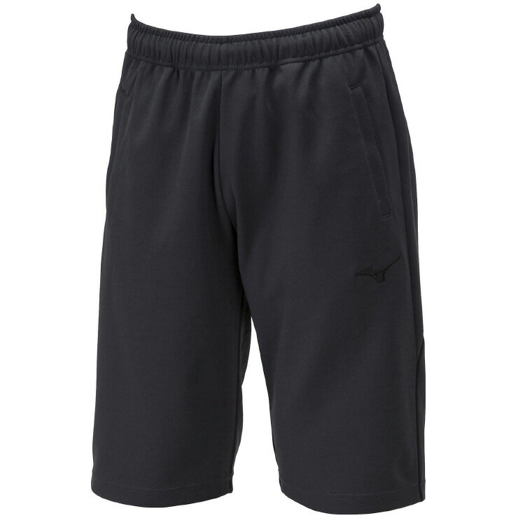 ミズノ ウォームアップハーフパンツ（キャスチャコール×ブラック・サイズ：2XL） 32MDA126072XL MIZUNO
