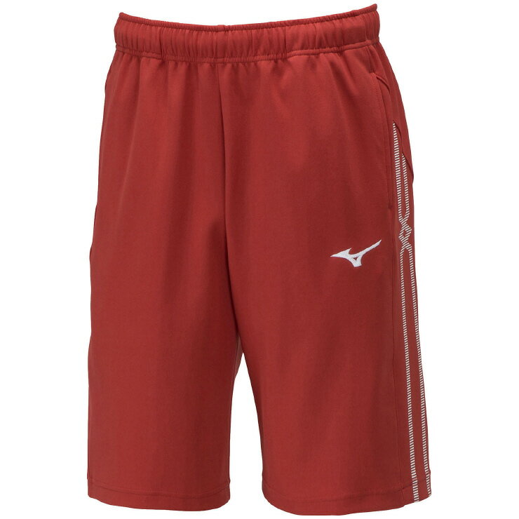 ミズノ MCライン ウォームアップハーフパンツ（チャイニーズレッド・サイズ：XS） 32MDA14162XS MIZUNO