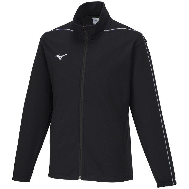 ミズノ ウォームアップジャケット（ディープネイビー×ホワイト・サイズ：2XL） 32MCA125112XL MIZUNO