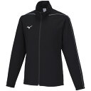 32MCA125903XL ミズノ ウォームアップジャケット(ブラック×ホワイト:サイズ:3XL) MIZUNO