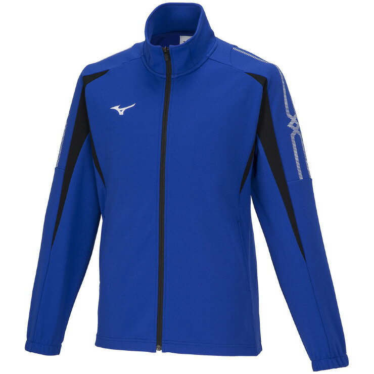 32MCA140253XL ミズノ MCライン ウォームアップジャケット(サーフブルー×ブラック・サイズ:3XL) MIZUNO