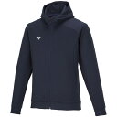 32MCA17714XS ミズノ スウェットフルジップフーディ(ネイビー・サイズ:XS) MIZUNO