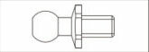 Parts - レーヴ・ディー SPMチタン製 ロッドエンドボール(Φ4.3mm、Sサイズ、2個入)【RT-006SSA】 ラジコン用