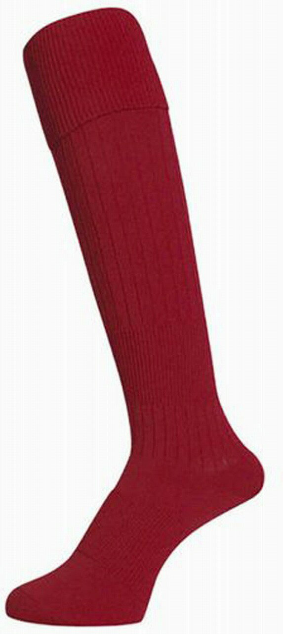 Stockings - マイン ジュニアサッカーソックス（エンジ）22-24cm EBS-111J