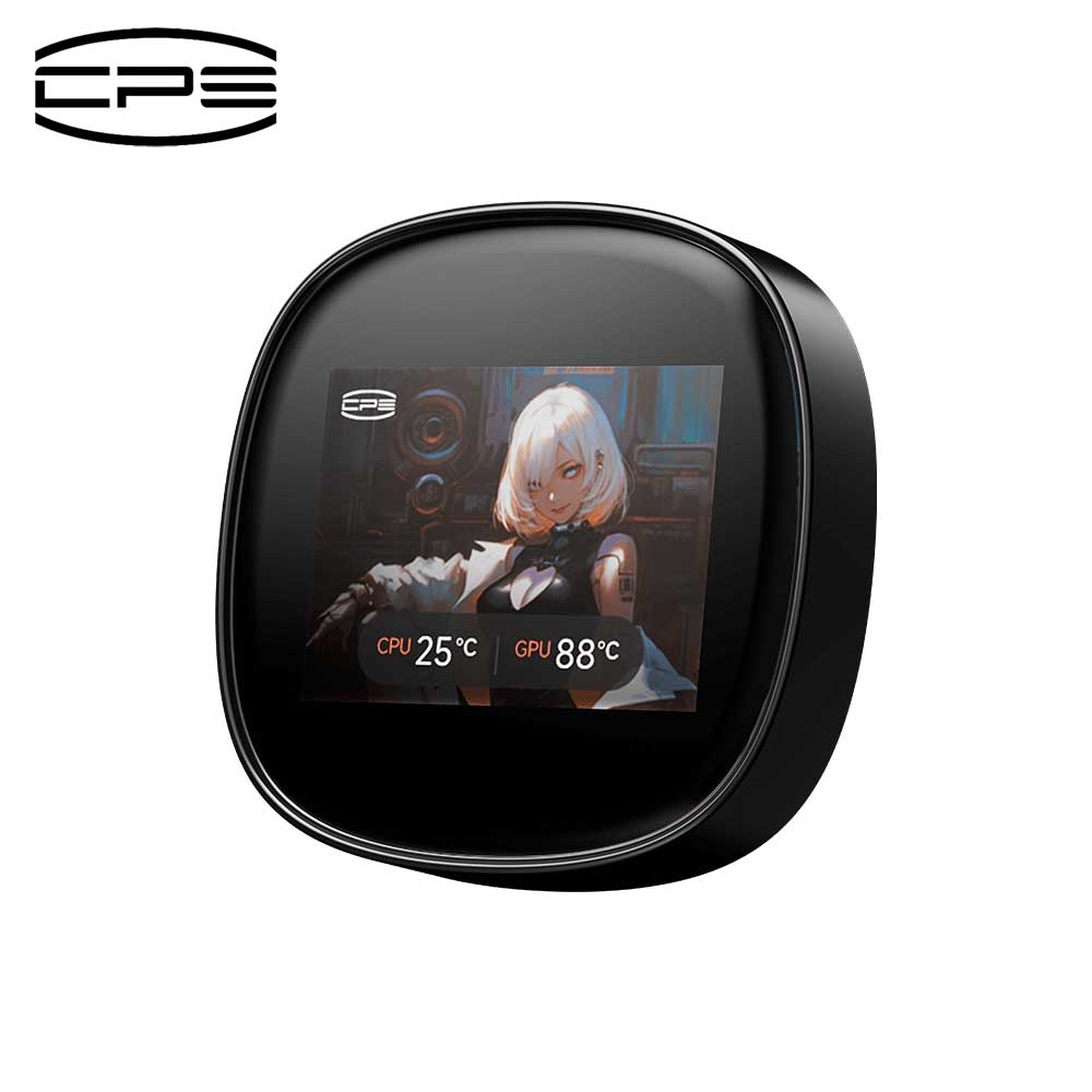 CPS｜シーピーエス 2.4インチIPSディスプレイ搭載ガジェット DISPLAY-CELL（ブラック） DISPLAY-CELL(2.0)
