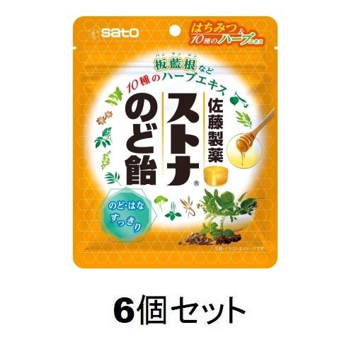 ストナのど飴60g×6個セット 佐藤製薬 ストナノドアメ